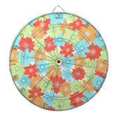 BLUME PATTERN DARTSCHEIBE (vorne)