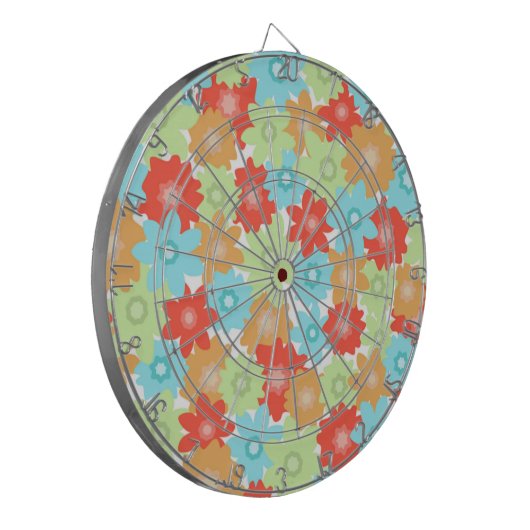 BLUME PATTERN DARTSCHEIBE (Vorderseite Links)