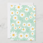 BLUME PATTERN GEBURTSTAG EINLADUNG (Rückseite)