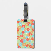 BLUME PATTERN GEPÄCKANHÄNGER (Rückseite vertikal)
