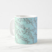 BLUME PATTERN KAFFEETASSE (Vorderseite Links)