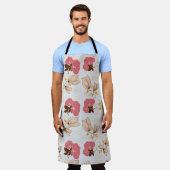 BLUME PATTERN SCHÜRZE (Getragen)