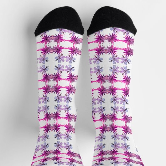 BLUME PATTERN SOCKEN (Oben)