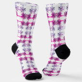 BLUME PATTERN SOCKEN (Gewinkelt)