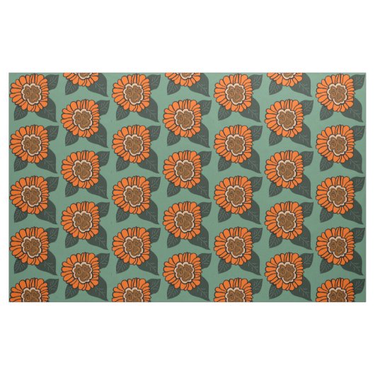 BLUME PATTERN STOFF (Fat Quarter (45,7 x 55,9 cm))
