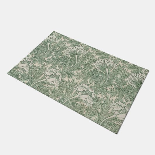 Blume Pattern, William Morris Fußmatte (Schrägansicht)