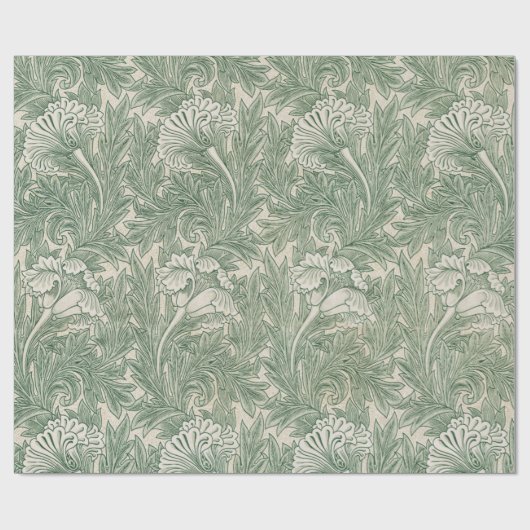 Blume Pattern, William Morris Geschenkpapier (Flach)