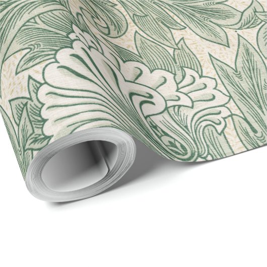 Blume Pattern, William Morris Geschenkpapier (Rolleneckpunkt)