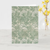 Blume Pattern, William Morris Karte (Gelbe Blume)