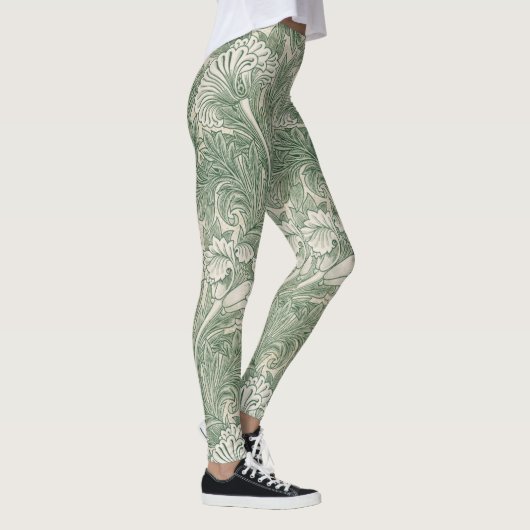 Blume Pattern, William Morris Leggings (Rechts)