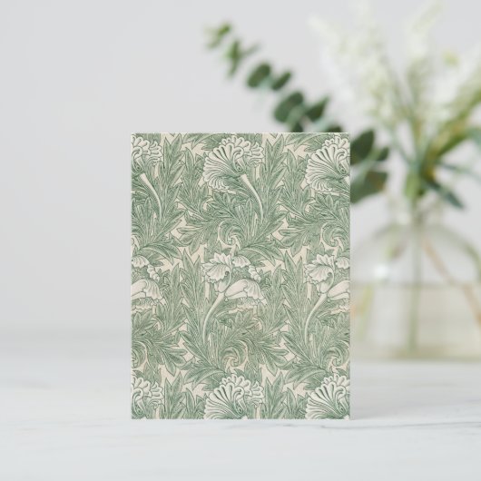 Blume Pattern, William Morris Postkarte (Stehend Vorderseite)