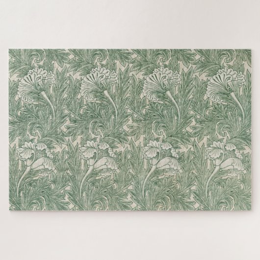 Blume Pattern, William Morris Puzzle (Horizontal)
