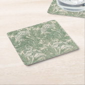 Blume Pattern, William Morris Rechteckiger Pappuntersetzer (angewinkelt)