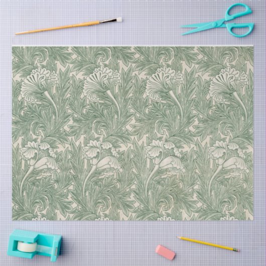 Blume Pattern, William Morris Seidenpapier (Basteln)