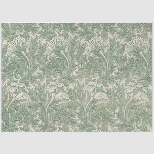 Blume Pattern, William Morris Seidenpapier (Vorderseite)