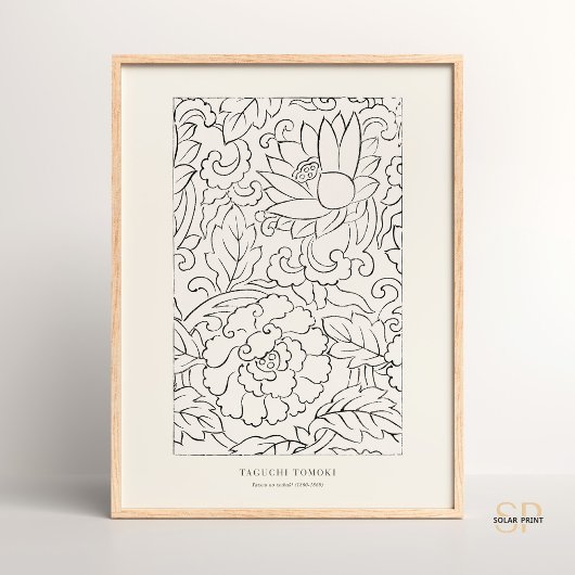 Blume Pattern Yatsuo no Tsubaki Taguchi Tomoki Poster