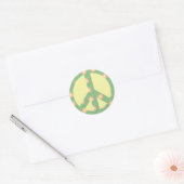 Blume Peace Sign Sticker (Umschlag)