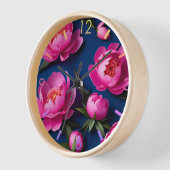 Blume Peony Papier Origami Stil WC03 Uhr (Winkel)