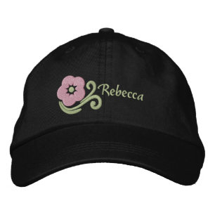 Blume Personalisiert Bestickte Kappe