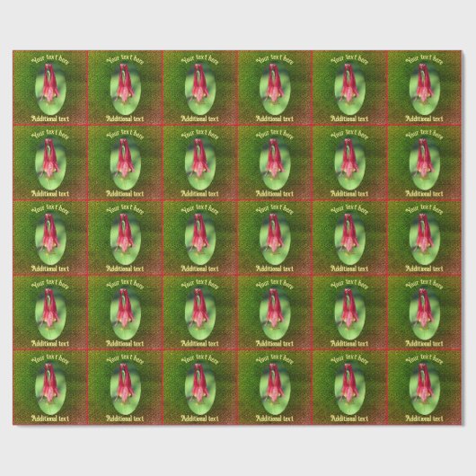 Blume Personalisiert Geschenkpapier (Flach)