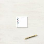 Blume Personalisiert Post it Notes Post-it Klebezettel (Auf Schreibtisch)