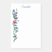 Blume Personalisiert Post it Notes Post-it Klebezettel (Vorderseite)