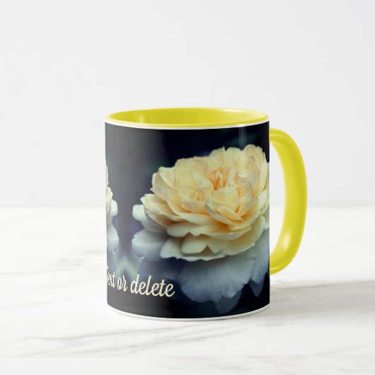 Blume Personalisiert Tasse (VorderseiteRechts)