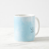 Blume personalisierter März Tasse (VorderseiteRechts)