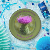 Blume Personalisiertes Party Pappteller (Party)