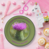 Blume Personalisiertes Party Pappteller (Party)