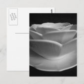 Blume Petal Bowls Postkarte (Vorne/Hinten)