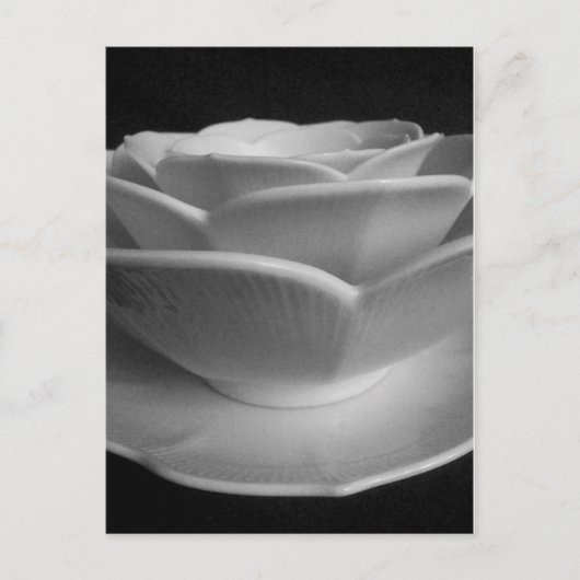 Blume Petal Bowls Postkarte (Vorderseite)