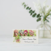 Blume Petal Girls 1 Visitenkarte (Stehend Vorderseite)