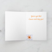 Blume Petal Mandala Krebsunterstützung Karte (Innenseite)