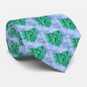 Blume Petal Valentine's Heart Neck Tie Krawatte (Gerollt)