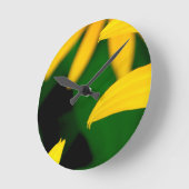 Blume Petalen Acrylwand Runde Wanduhr (Winkel)