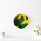 Blume Petalen Acrylwand Runde Wanduhr (Zuhause)