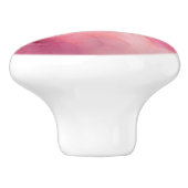 Blume-Petalen mit weichem Rosa Keramikknauf (Seitenansicht)