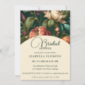 Blume Petals Bridal Dusche Einladung (Vorderseite)