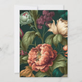 Blume Petals Bridal Dusche Einladung (Rückseite)