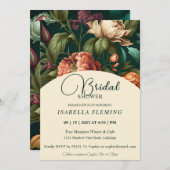 Blume Petals Bridal Dusche Einladung (Vorne/Hinten)