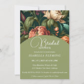 Blume Petals Bridal Dusche Einladung (Vorderseite)