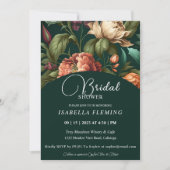 Blume Petals Bridal Dusche Einladung (Vorderseite)