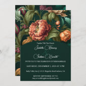 Blume Petals Hochzeit Einladung (Vorne/Hinten)