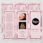 Blume Petals Imitate Broschüre (Vorne/Hinten)