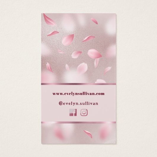 Blume Petals Imitate Fossilienverpackung Beilage (Rückseite)