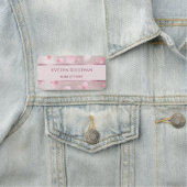 Blume Petals Imitate Fotolame Tag Namensschild (Beispiel)