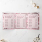 Blume Petals Imitate Fox Trifold Broschüre (Innenseite)