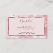 Blume Petals Imitate Treuekarte Visitenkarte (Rückseite)