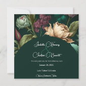 Blume Petals Save the Date (Rückseite)